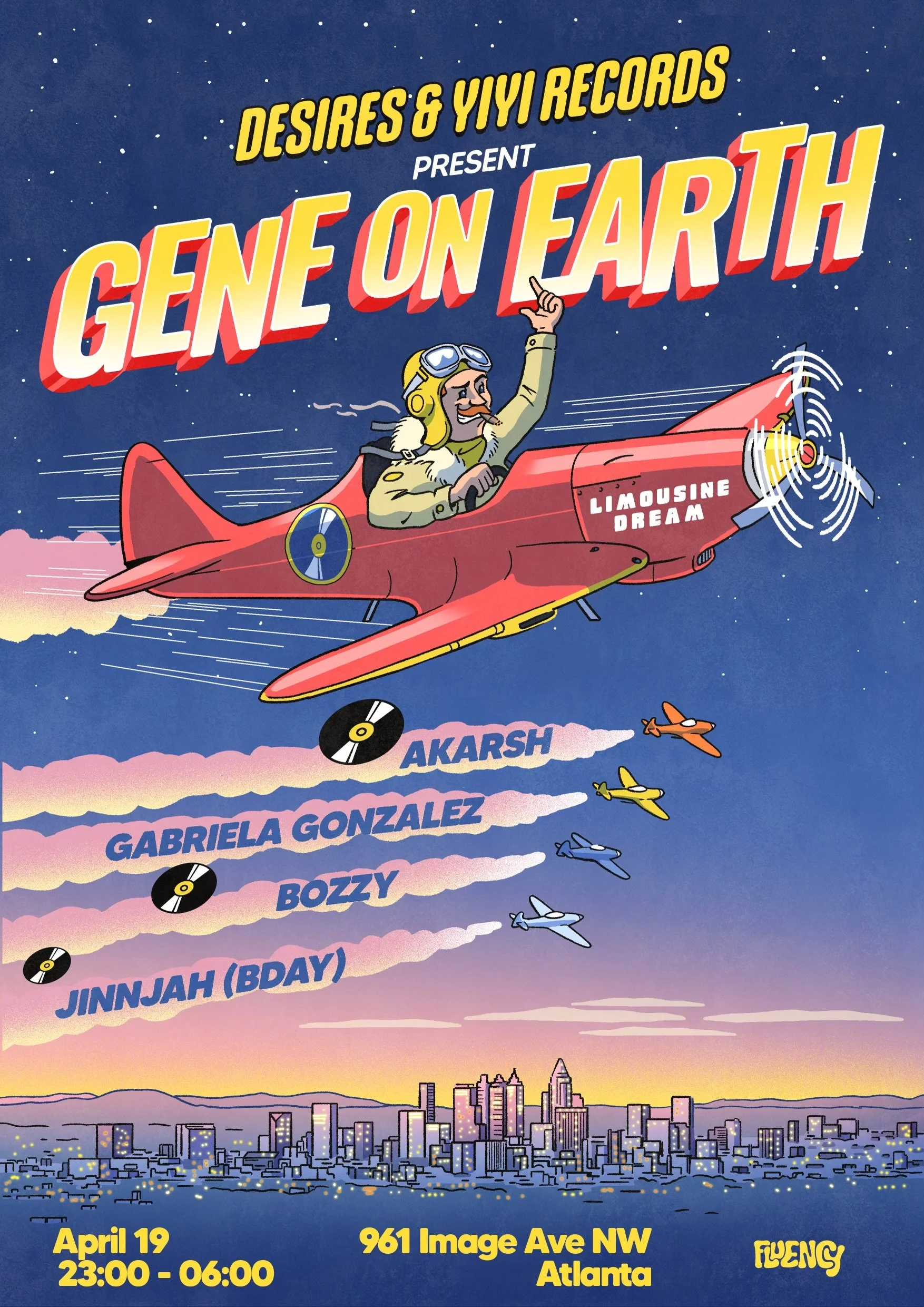Desires x YiYi Records Present: Gene on Earth at 961 Image Ave NW